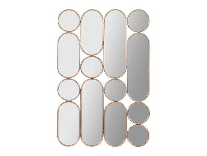 Wandspiegel ARCO Metallrahmen goldfarben