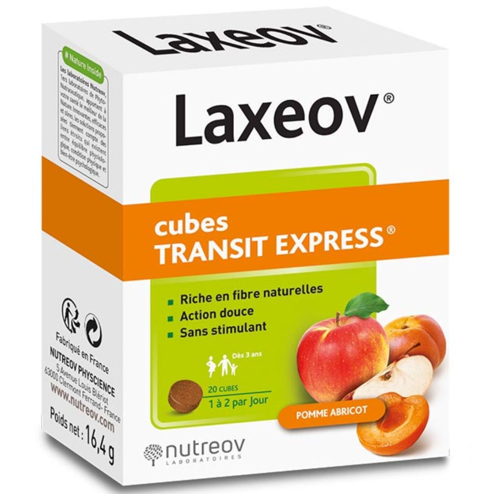 Nutreov Laxeov Cubos Complemento alimenticio 20&nbsp;un. Maçã-Alperce