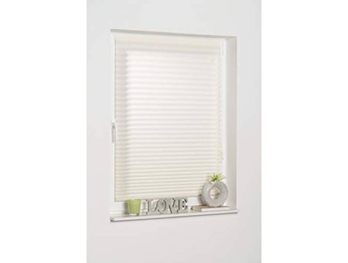 K-Home® Klebe-Plissee Creme Lichtschutz B30 x H130 cm