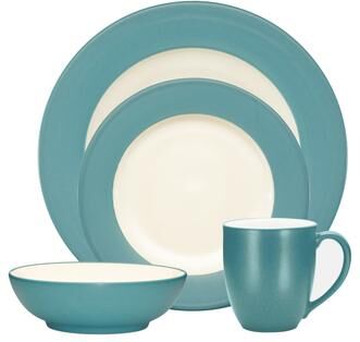Noritake Colorwave 4-Piece Rim Place Setting, Service for 1