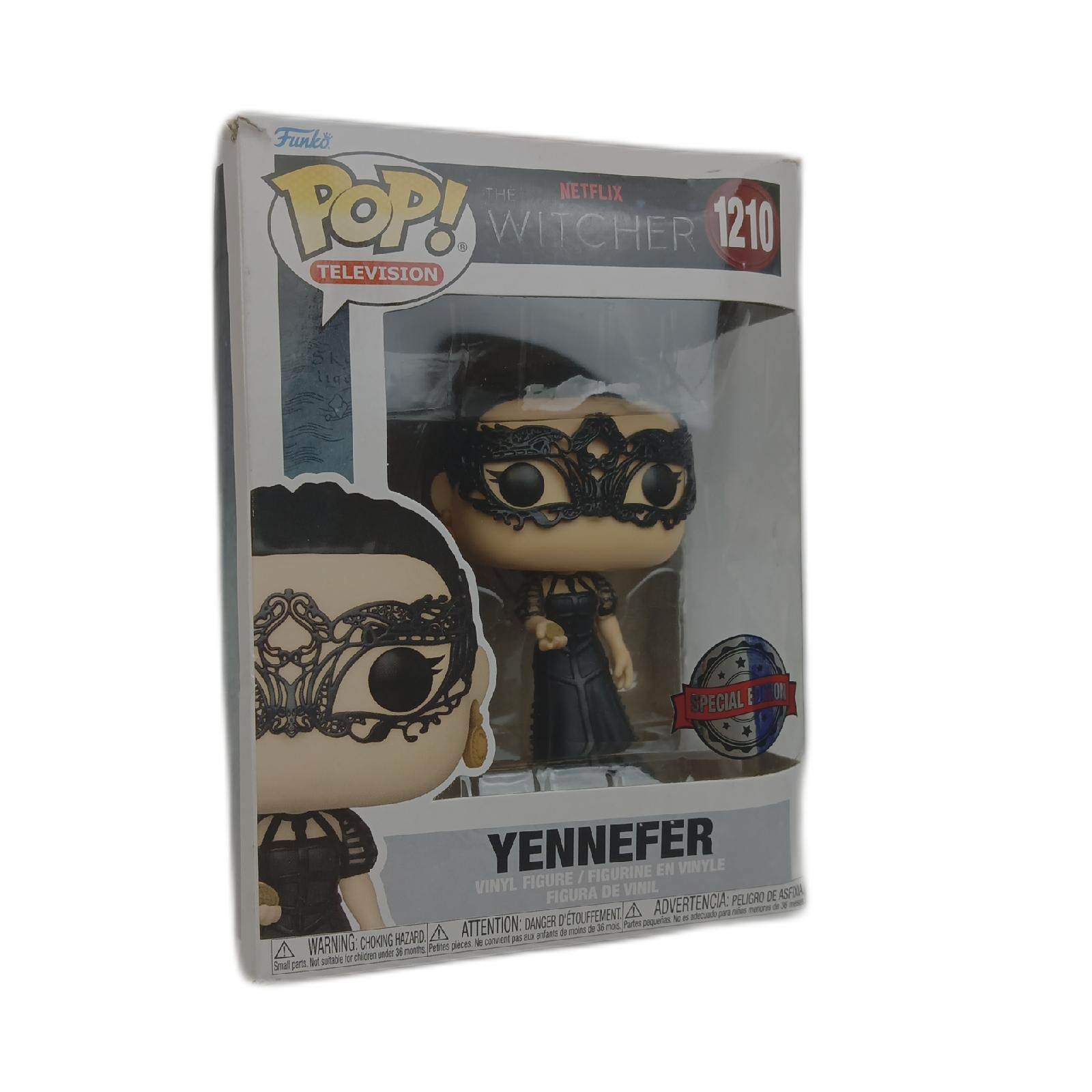 Funko POP The Witcher Yennefer Vinyl Figuur met Masker en Accessoires