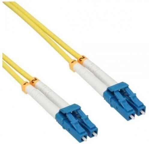 Mercodan LC-LC OS2 Singlemode Duplex Fibre Patch Cable 7m - Yellow