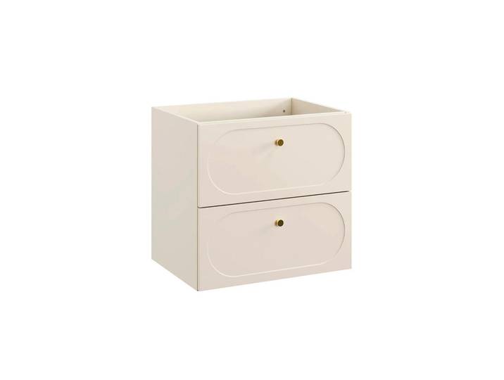 Petits-meubles Waschtischunterschrank 60.2cm Sanae Sandbeige, Beige, Holzwerkstoff, 60.2x57x46 cm, Badezimmer, Badezimmerschränke, Badezimmer-Unterschränke
