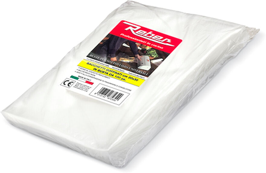 Sacchetti sottovuoto goffrati Reber 6745N/50 per alimenti