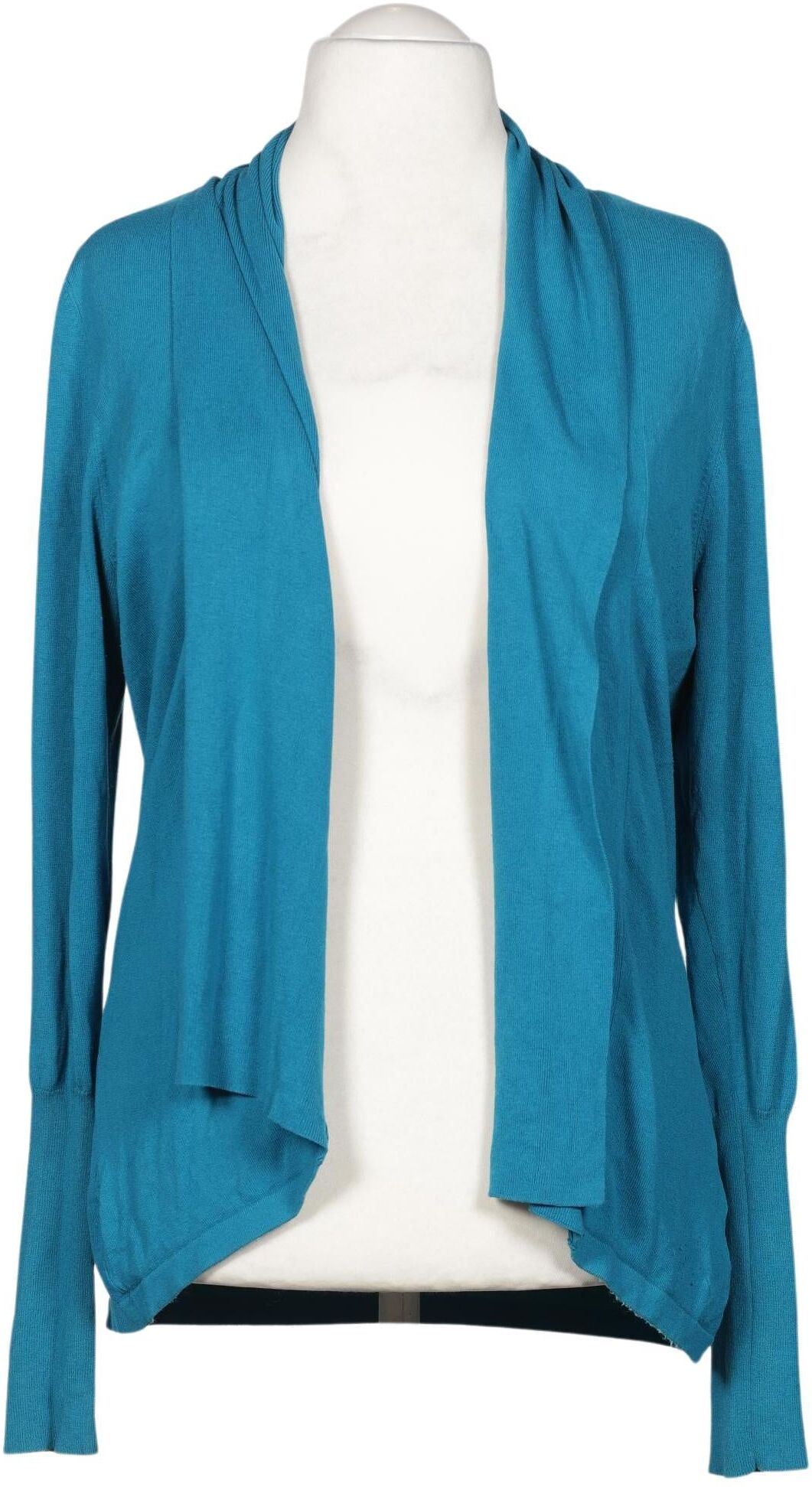 Jackpot Damen Strickjacke, Türkis, Gr. XL, Viskose / Synthetik / Elasthan / Baumwolle - Second Hand