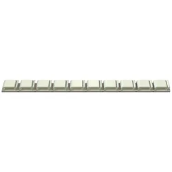 OBO 2327104 Kabelclip selbstklebend 200x15x7,1mm Polystyrol lichtgrau RAL 7035 507  - 100 Stück