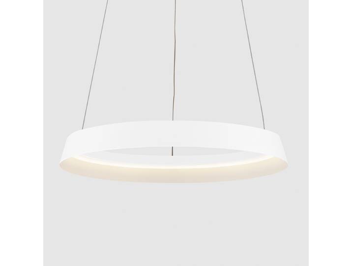 Suspension Ormi Ø 45cm Blanc/Blanc Aluminium LED non-remplaçables Module LED
