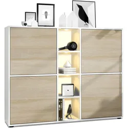 HIGHBOARD Cuba Türen in Eiche sägerau