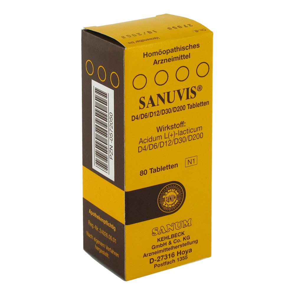 SANUM-KEHLBECK GmbH & Co. KG Sanuvis Tabletten 00572050