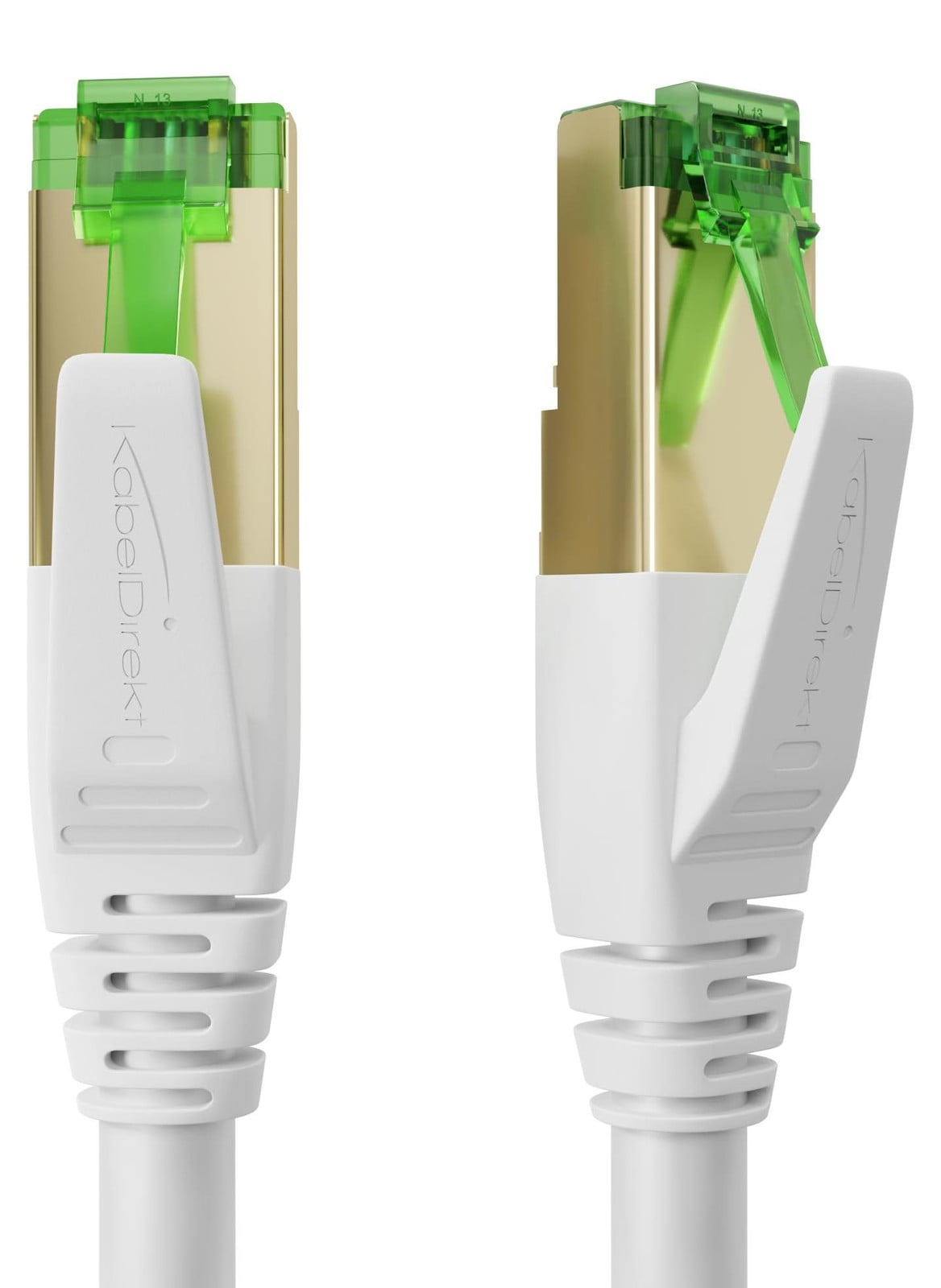 KabelDirekt Cat 7 netwerkkabel, breukbestendig, 3 meter, 10 Gigabit LAN-kabel & Ethernet-kabel, RJ45, wit