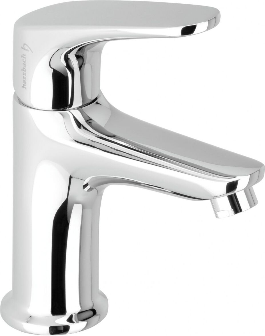 Herzbach LIVING cino Waschtischarmatur s-size mit ablauf chrom, 15.231000.1.01 15.231000.1.01