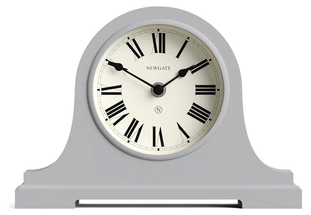Newgate Broadway Analoge Schoorsteenklok voor Volwassenen - Grijs