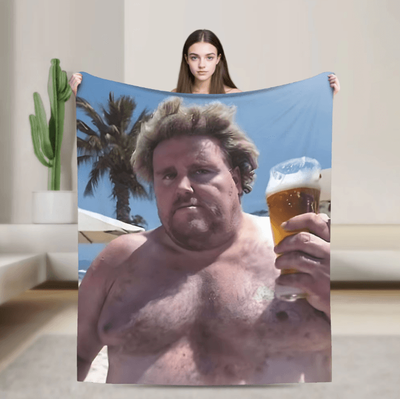 Uplift Picks Drachenlord Rainer Winkler Flannel Throw Blanket Meme Bed And Sofa Cover 1 102x127 Cm