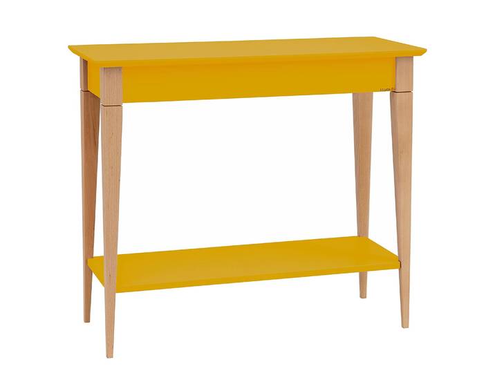 Konsolentisch 85cm Gelb/Senfgelb