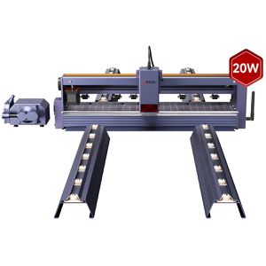 Ortur Graviermaschine F10 20W, LK4, 480 x 3000mm, 20W Ausgangsleistung, 0.01mm Laser, 20.000mm/min