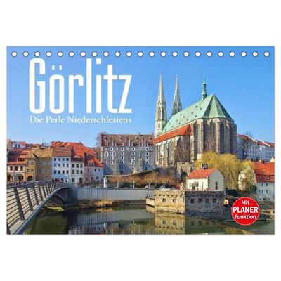 Görlitz - Die Perle Niederschlesiens (Tischkalender 2027 DIN A5 quer), CALVENDO Monatskalender