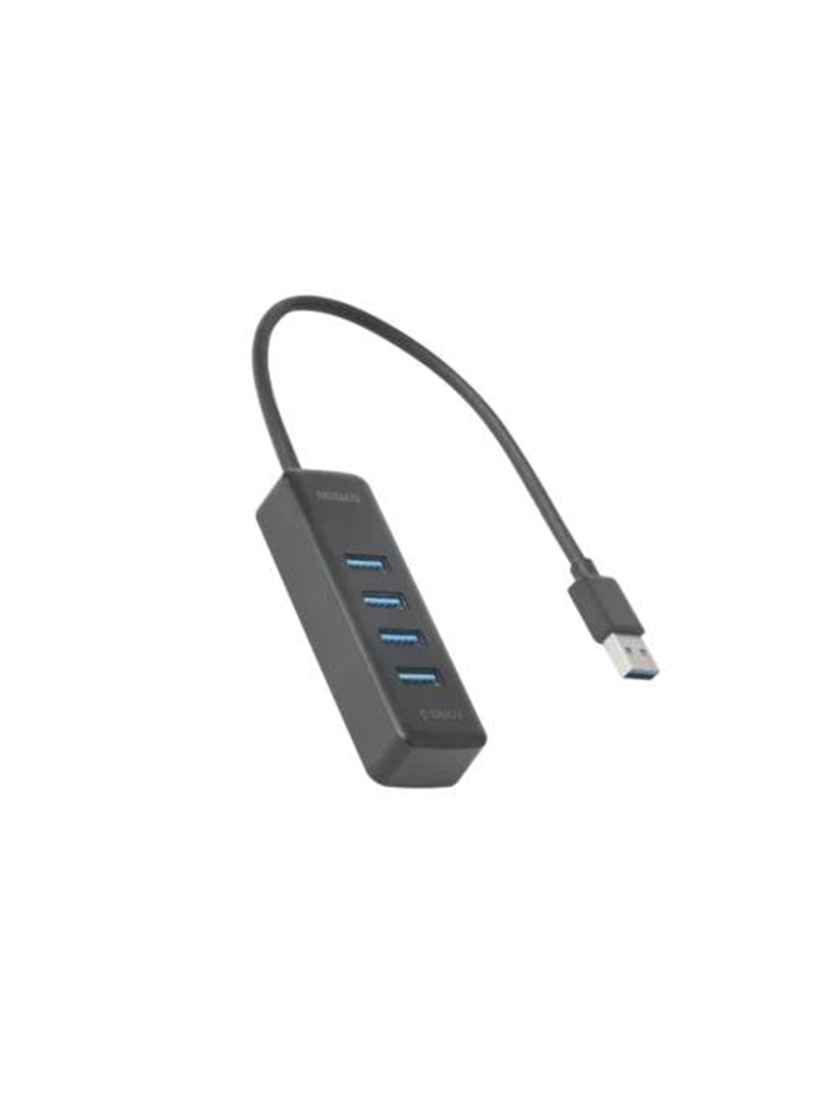 Deltaco - hub - 4 ports USB-Hubs - 4 - Schwarz