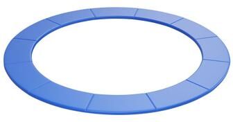 Costway 14 Feet Waterproof and Tear-Resistant Universal Trampoline Safety Pad Spring Cover-Blue