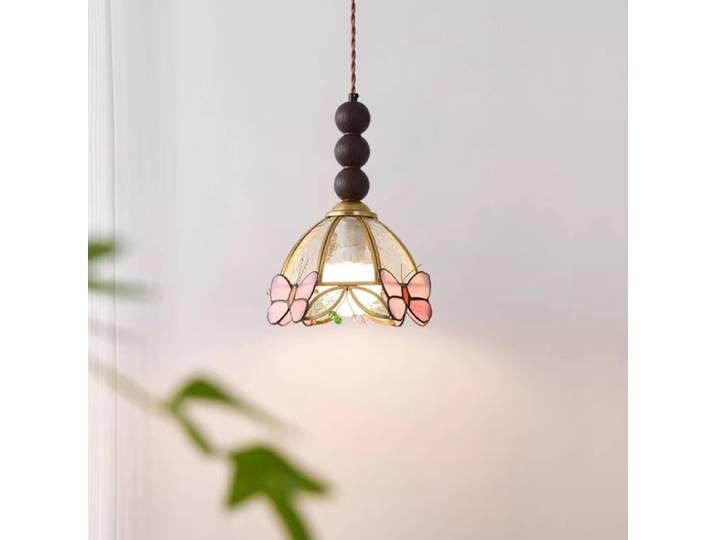 Lampes suspendues vintage américaines pour café, chambre, bar, comptoir, entrée, salle à manger, lampes suspendues en verre coloré pour créer une ambiance