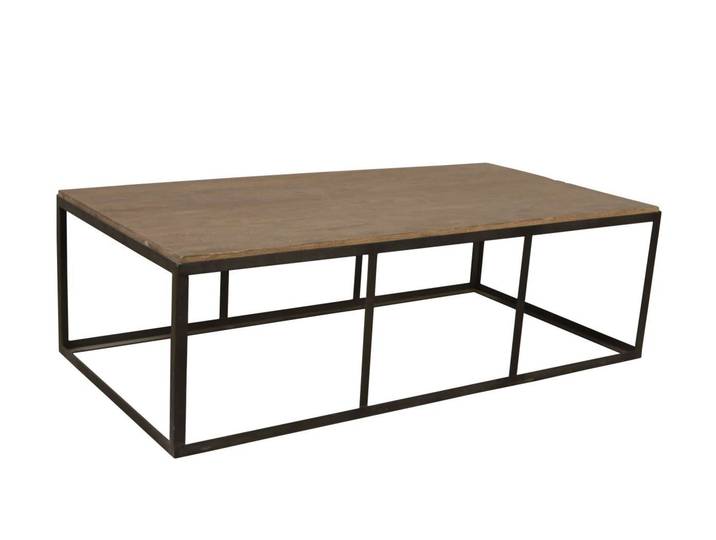 MiaMöbel Couchtisch Patna Massivholz, Metall Mango Modern Indien Indisch