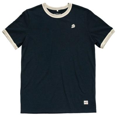 Devold - Archive Ringer Tee - Merinoshirt Gr S blau/weiß
