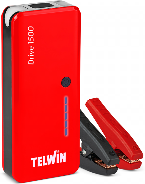 Telwin Drive 1500 - Tragbarer Mehrzweck-Notstarter  - Power Bank