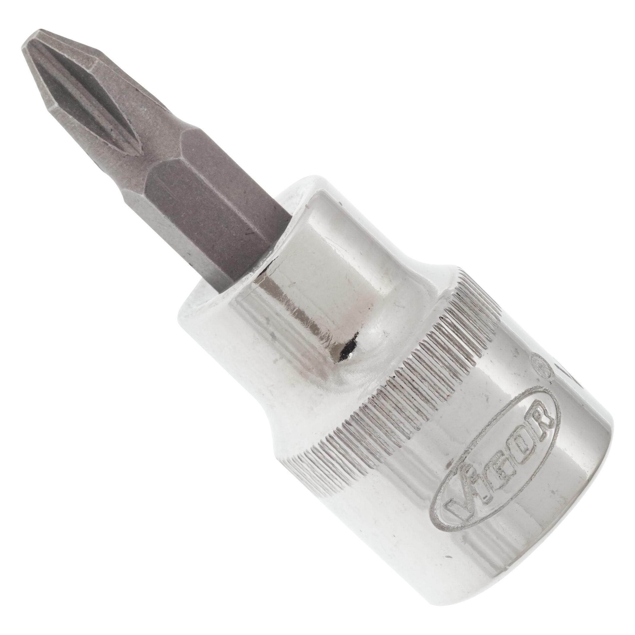 Vigor SCHRAUBENDREHER-EINSATZ (BIT) 3/8" PH 2 (V2293N)