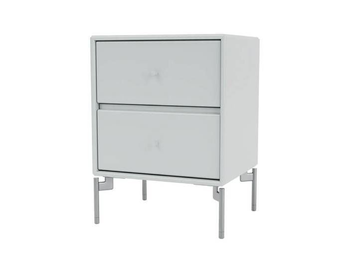 Montana Drift Nachttisch Oyster 156, Chrombeine cm