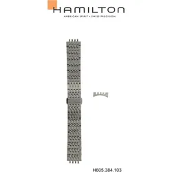 Hamilton - Jazzmaster Band-set Edelstahl H695.384.103 - silber