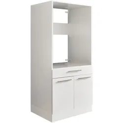 Waschmaschinenschrank Asiago10 Dekor Weiß