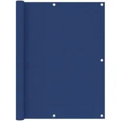 Helloshop26 - Balkon-Sichtschutz 120 x 400 cm blauer Oxford-Stoff 02_0010091