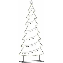 vidaXL, Weihnachtsbaum, Metall Weihnachtsbaum (210 cm)