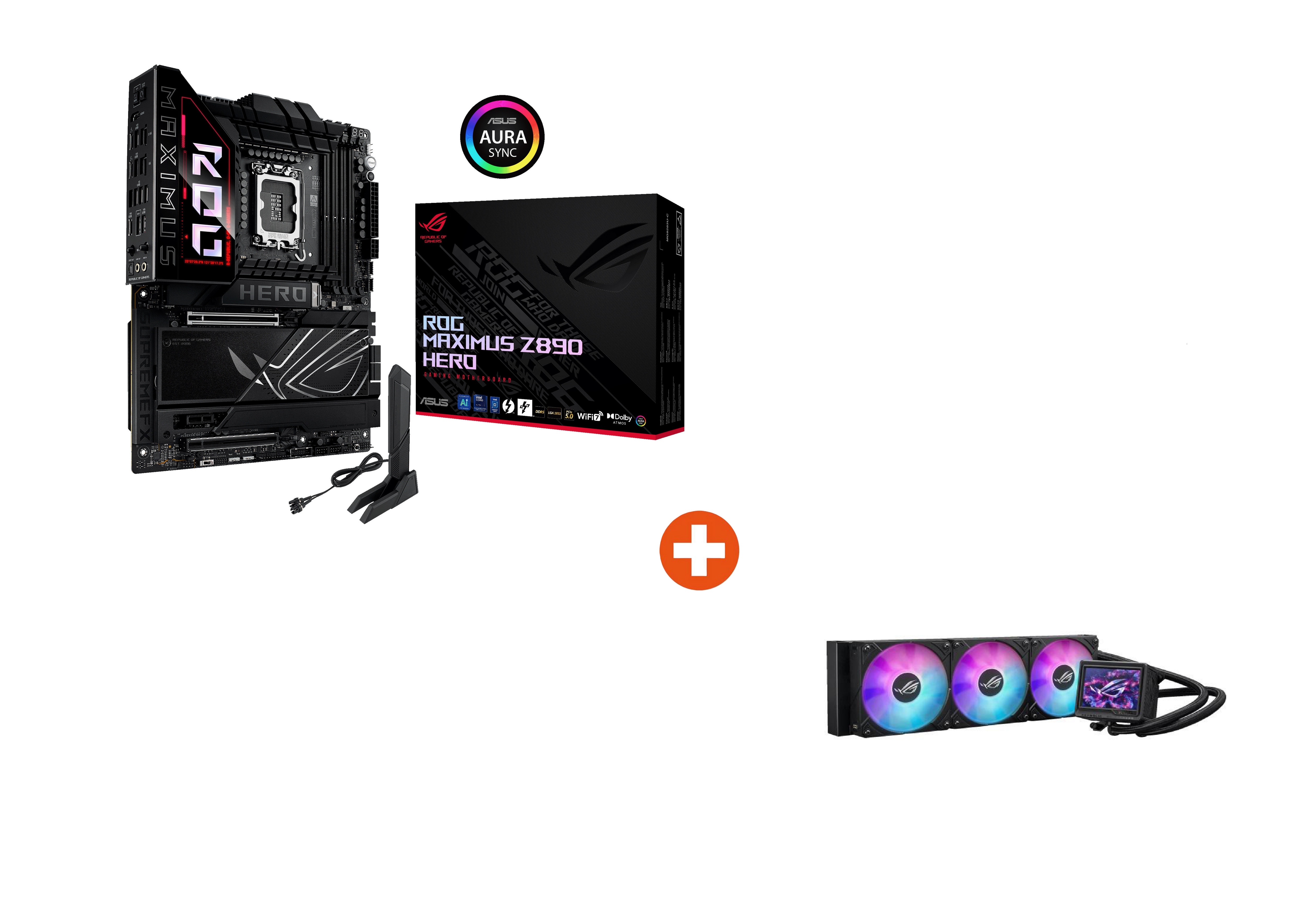 ASUS LEVEL UP #15 Bundle (ROG MAXIMUS Z890 HERO + ROG RYUJIN III 360 ARGB EXTREME)