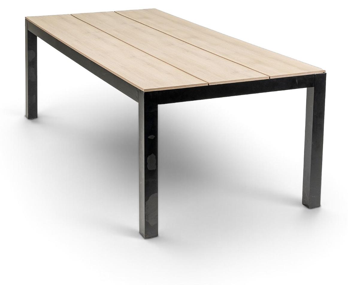 Gartentisch Limasol 180 x 100 cm | Polywood & Aluminium | Wood