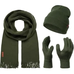 Rock Creek Schal Mütze Handschuhe Set Winterset