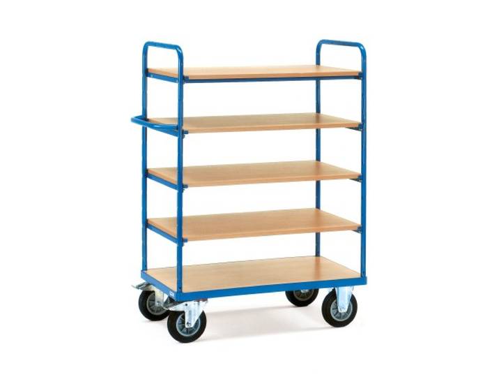 Fetra Transportgeräte mtphe240 Wagen mit Tablett, 5 Böden, 850 mm x 500 mm Plattform
