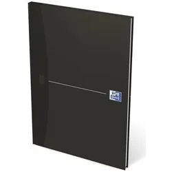 OXFORD Office Essentials Notizbuch DIN A4 Kariert Gebunden Pappe Weiß Perforiert 192 Seiten 96 Blatt