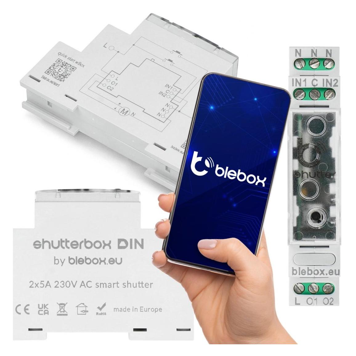 BleBox Shutterbox Steuermodul din (37578)