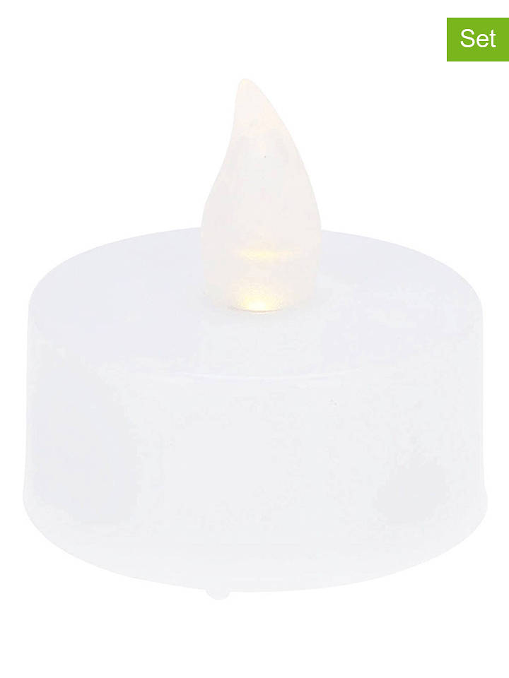 WellHome 15er-Set: LED-Teelichter in Weiß - Ø 4 cm - onesize
