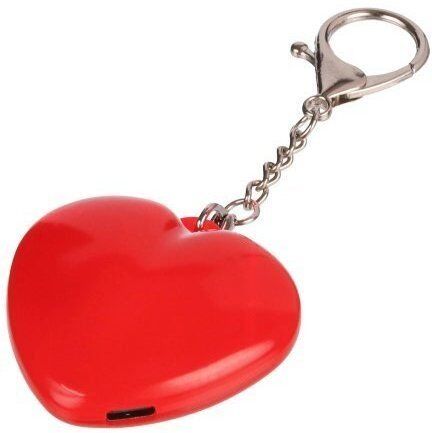 Portachiavi con luce gleamo   forma a cuore Personalizzate o neutre IMPRESSION