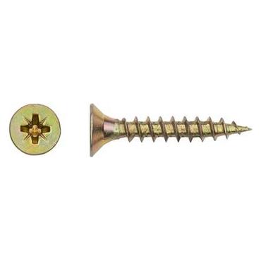 Haushalt CHIPBOARD SCREW 5.0X30 YLW ZP 25PCS G1 (25 Stk.) (33046438)