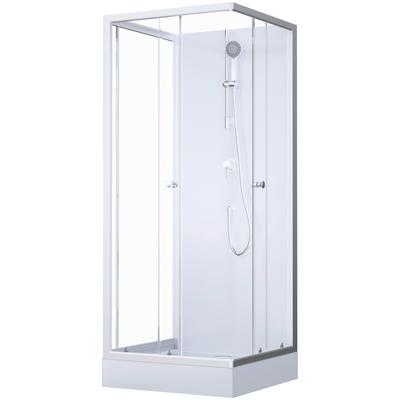 Komplettdusche MARWELL "White Dream", weiß, B:90cm H:200cm T:90cm, Duschkabinen, inkl. Armaturen