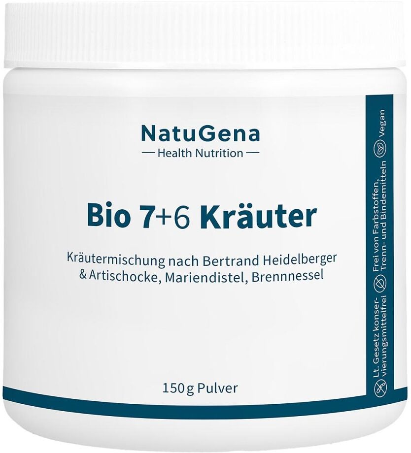 Bio 7+6 Kräuter Artischocke+mariendistel Veg.pulv.