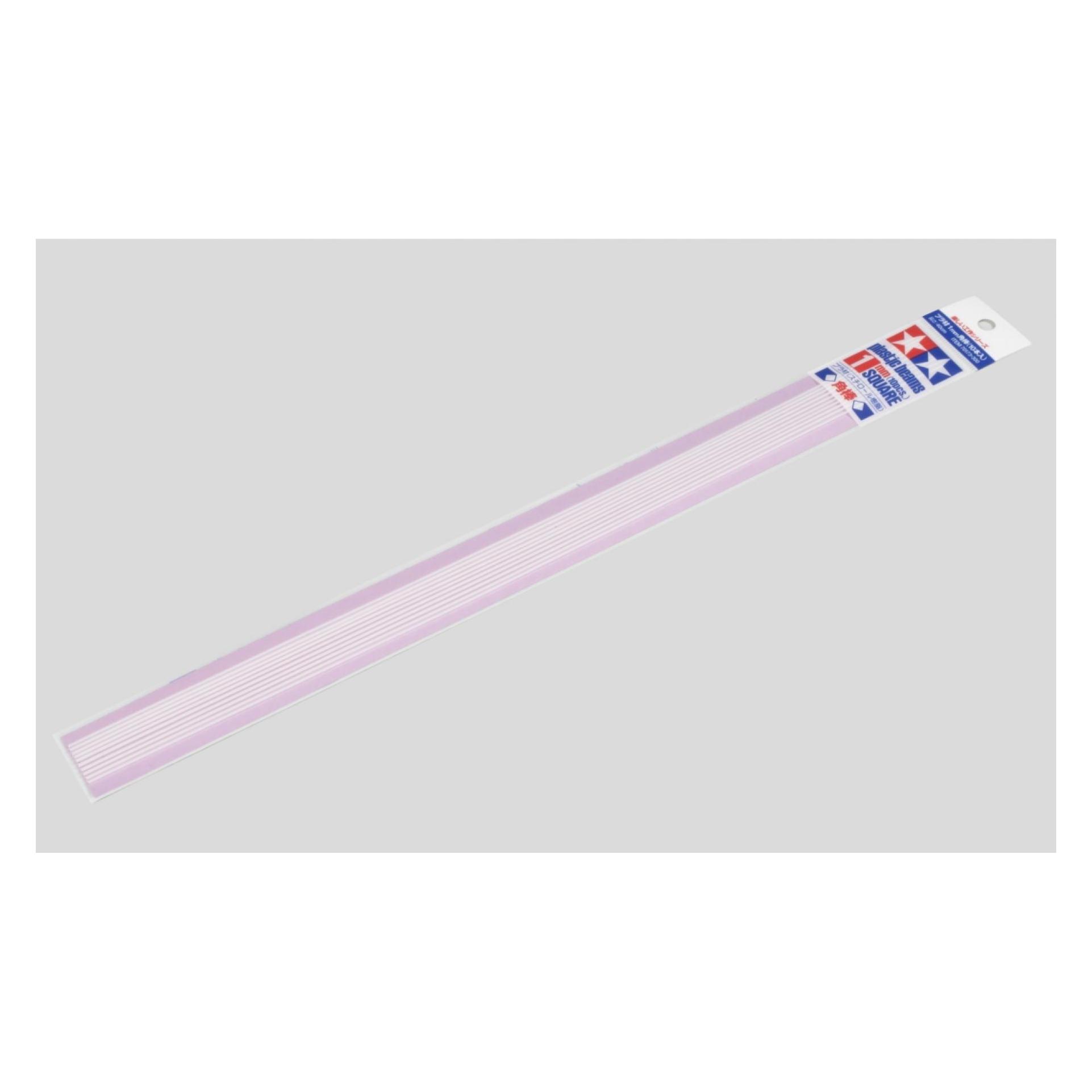 Tamiya Vierkantprofil 1x1mm (10) 400mm w.Kst. (300070173)