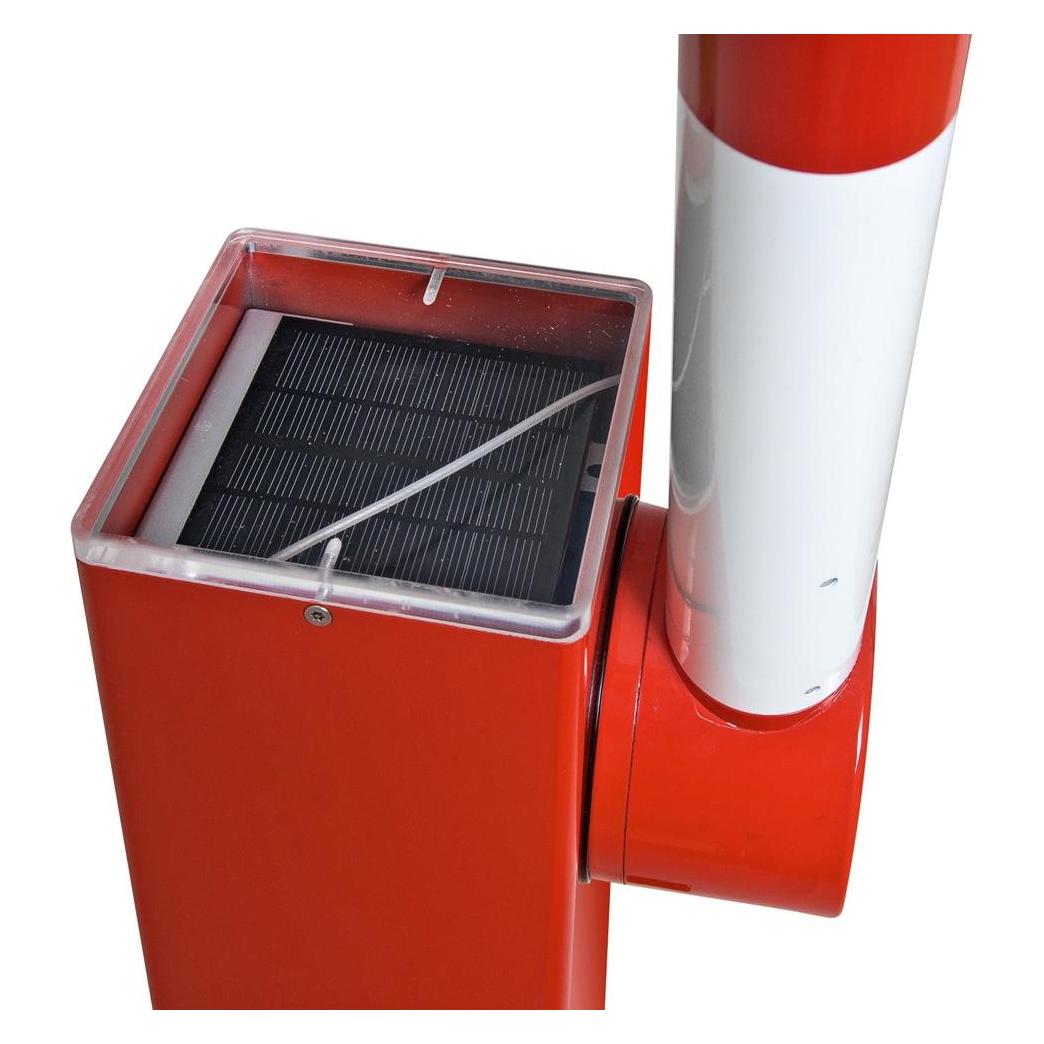 Moravia COMPACT Solar Elektroschranke 1650 mm Sperrschranke mit Solarmodul (223.21.698)
