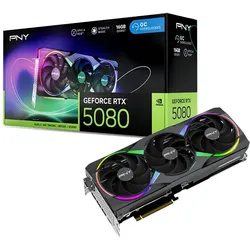 PNY GeForce RTX 5080 ARGB OC 16GB Grafikkarte 3xDP/HDMI