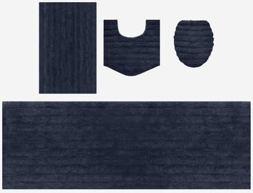 Home Weavers Inc Essence Royal Microfiber Quick-Dry Bath Mat Set