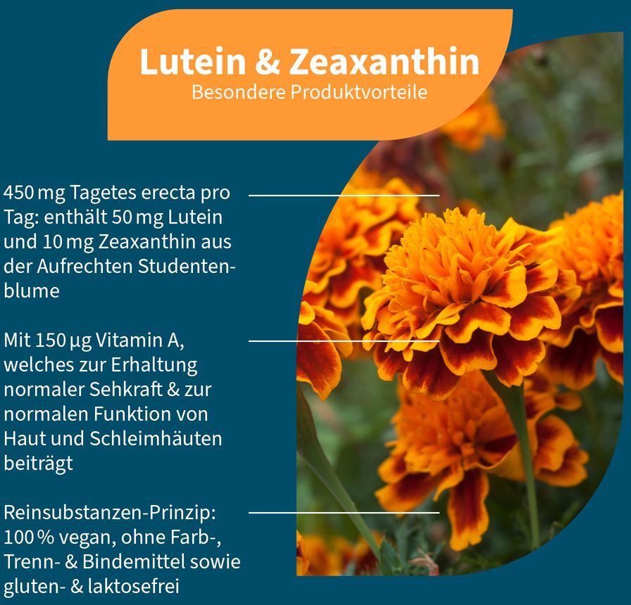 NatuGena Lutein & Zeaxanthin Kapseln 60 St