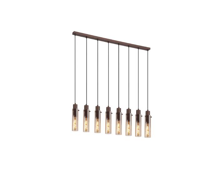 Dimmbare Design Pendellampe „Sweden“ Mocca/Amber Searchlight