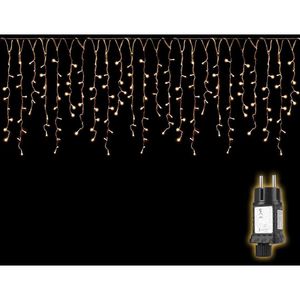 SALCAR Lichterkette 910058, für Innen und Außen, Eisregen, warmweiß, mit 400 LED, 13 m